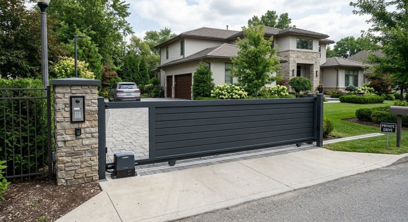 Driveway Gate Installation in Mcdonough, GA