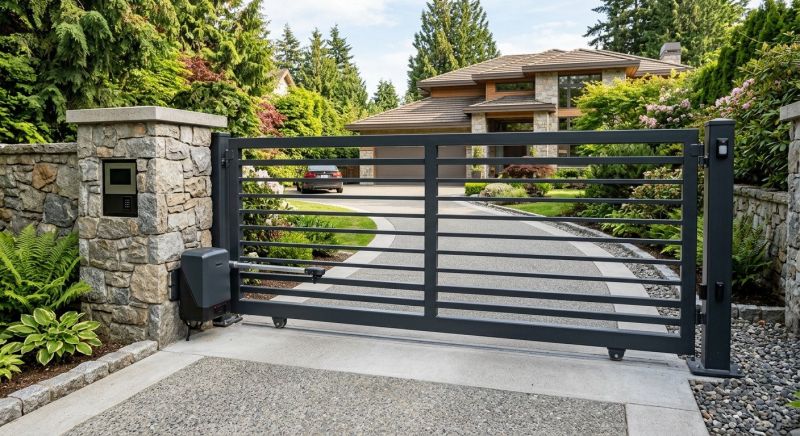 Driveway Gate Installation in Naperville, IL