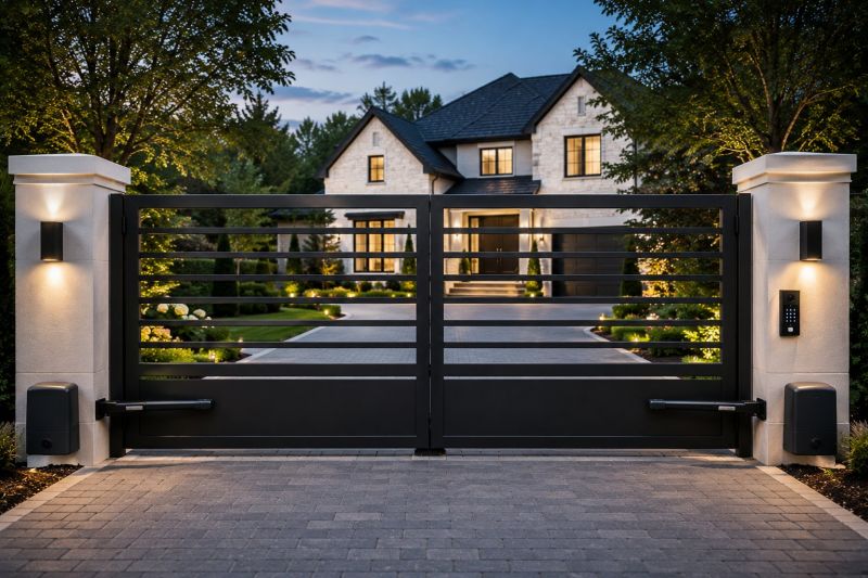 Motorized Gate Installation in Boca Raton, FL